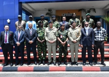 A delegation from Global Industrial & Defence Solutions (GIDS), a Pakistani state-owned defense conglomerate, visited the Defence Industries Corporation of Nigeria (DICON) for a partnership discussion. (Image by DICON)