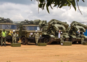 The equipment and facilities were symbolically handed to President Yoweri Museveni, also Commander-in-Chief of the UPDF, by the Russian ambassador to the East African country, Vladlen Semivolos, at the College of Logistics and Engineering in Magamaga on Sunday 26 October.