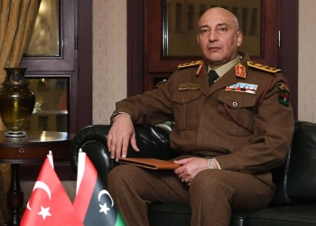 Lieutenant General Mohammed Ali Ahmed al-Haddad, the Chief of the General Staff of the Libyan Army