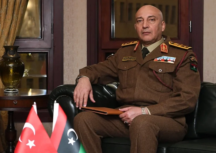 Lieutenant General Mohammed Ali Ahmed al-Haddad, the Chief of the General Staff of the Libyan Army