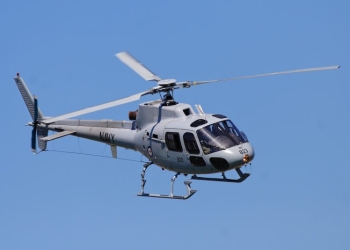 RAN Squirrel Helicopter at the Melbourne GP. Taken in Victoria, Australia in March 2008