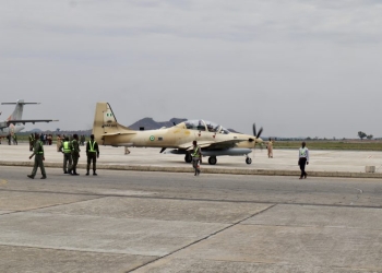 The Nigerian Air Force (NAF) operates a fleet of 12 A-29 Super Tucano light attack and reconnaissance aircraft. As of 2026, these aircraft serve as the backbone of Nigeria's counter-insurgency operations against groups such as Boko Haram and ISWAP.