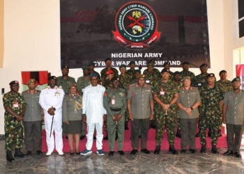 South African Army Chief in nigeria