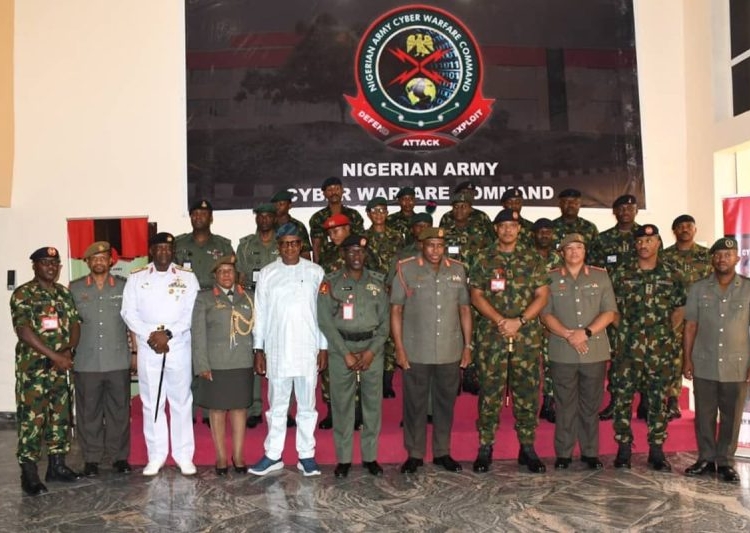 South African Army Chief in nigeria