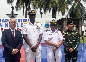 Welcoming the visiting ship, the Flag Officer Commanding (FOC), Western Naval Command, Rear Admiral Abdullahi Abubakar Mustapha, situated the visit within the long arc of bilateral relations.