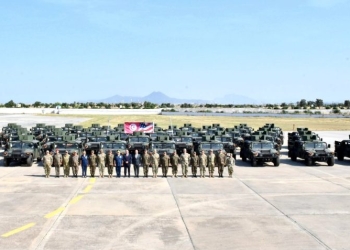 The Tunisian Ministry of Defence received 48 Hummer vehicles donated by the US during a ceremony attended by the U.S. Ambassador & senior officials from both countries, underscoring the Tunisian-American military cooperation & strategic partnership, according to MoD.
