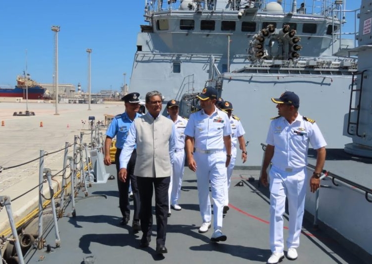 Indian Navy frigate completes Alexandria port call