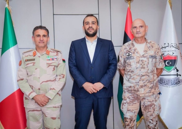 Libya’s Chief of General Staff, Lt Gen Salah al-Din al-Namroush, met his Italian counterpart, Lt Gen Luciano Portolano, in Tripoli