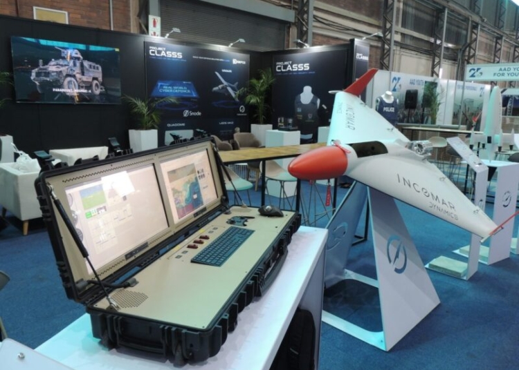 Incomar IBIS target drone at AAD 2026. Photo: Guy Martin