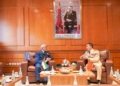 Inspector General of the Royal Moroccan Armed Forces Mohamed Berrid receives UAE Armed Forces Chief of Staff Lieutenant General Issa Saif al-Mazrouei in Rabat, October 6, 2026.